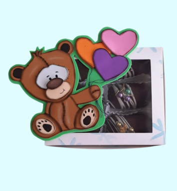 Caja de Chocotejas Artesanales 6 unidades