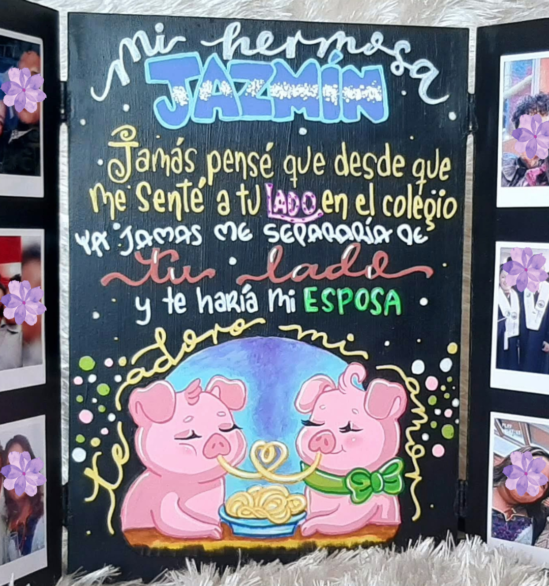 Pizarrón Personalizado con Bisagras para Escritorio - Imagen 7