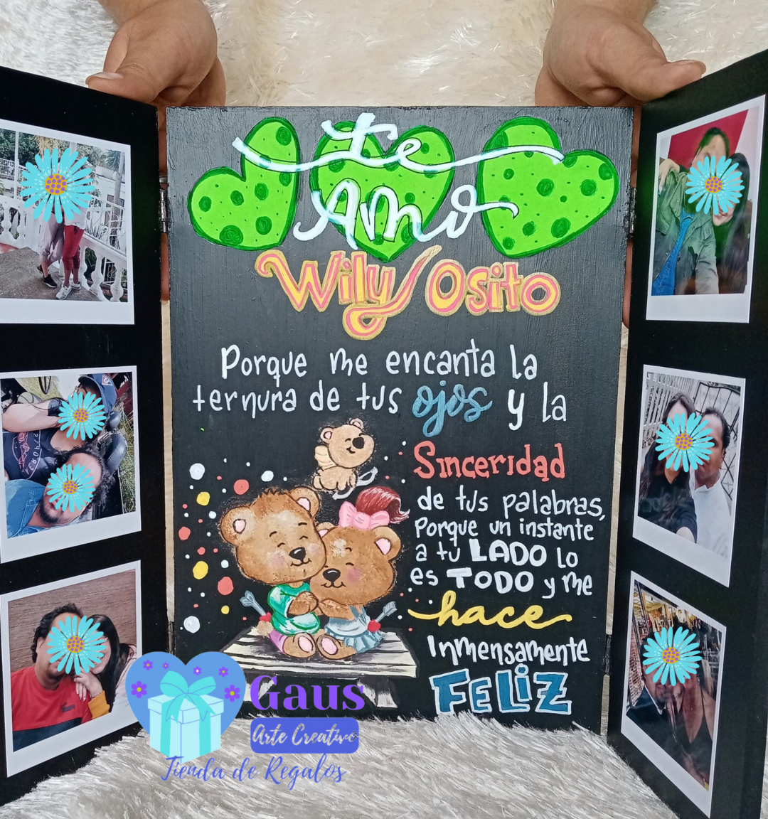 Pizarrón Personalizado con Bisagras para Escritorio - Imagen 16