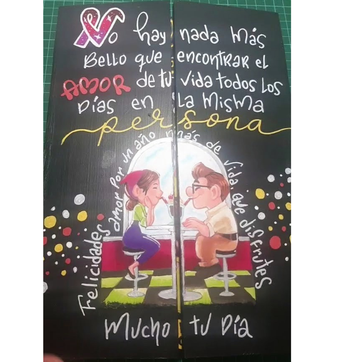 Pizarrón Personalizado con Bisagras para Escritorio - Imagen 13